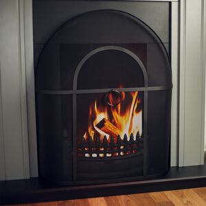 Silverflame  28" Arch Fire Guard Black